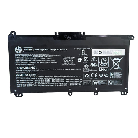 Genuine HW03XL HW03 Laptop Battery for HP Pavilion 15-EG 15-EH 17-CN Series