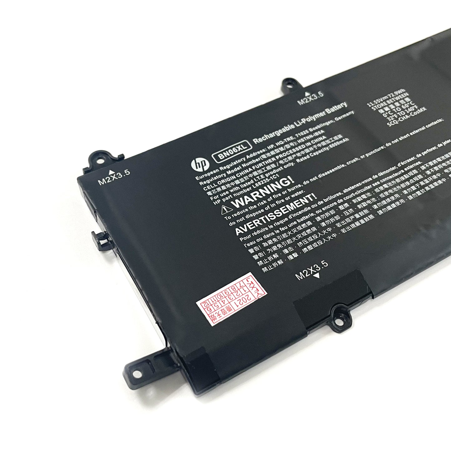 Genuine BN06XL HSTNN-IB9A Laptop Battery for HP Spectre X360 15 15-EB 15-EB0005UR 15-EB0000NS 15-EB0010NG X360 Convertible 15-EB0005NI 15-EB0008UR 15-EB0037NA L68299-005 L68235-1C1 BN06072XL 11.55V 72.9Wh