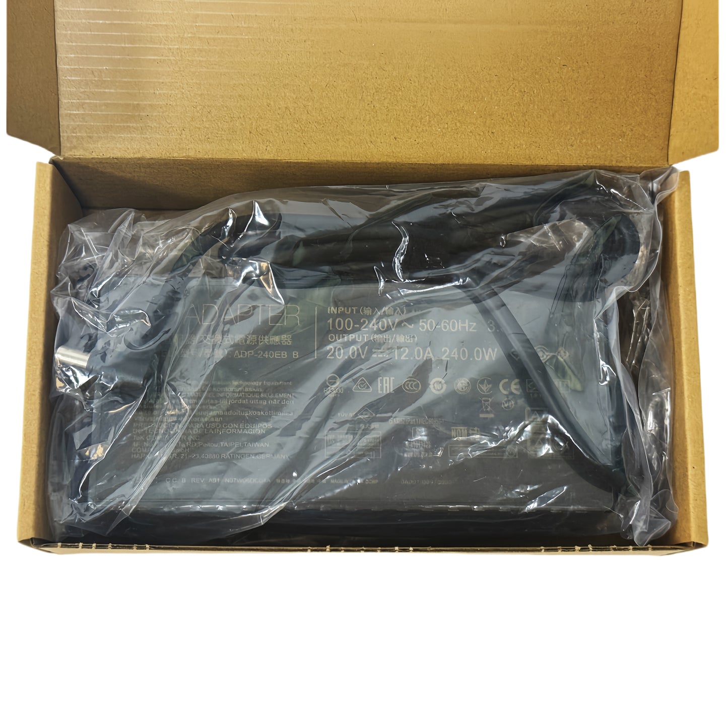 Genuine 240W ADP-240EB B 20V 12A AC Adapter Power Supply for ASUS ROG 15 GX550LXS RTX2080 S15 S17 G15 G513 GX550LXS RTX2080 G733QM G733QR G733QS G733QSA RTX2080 Laptop Charger