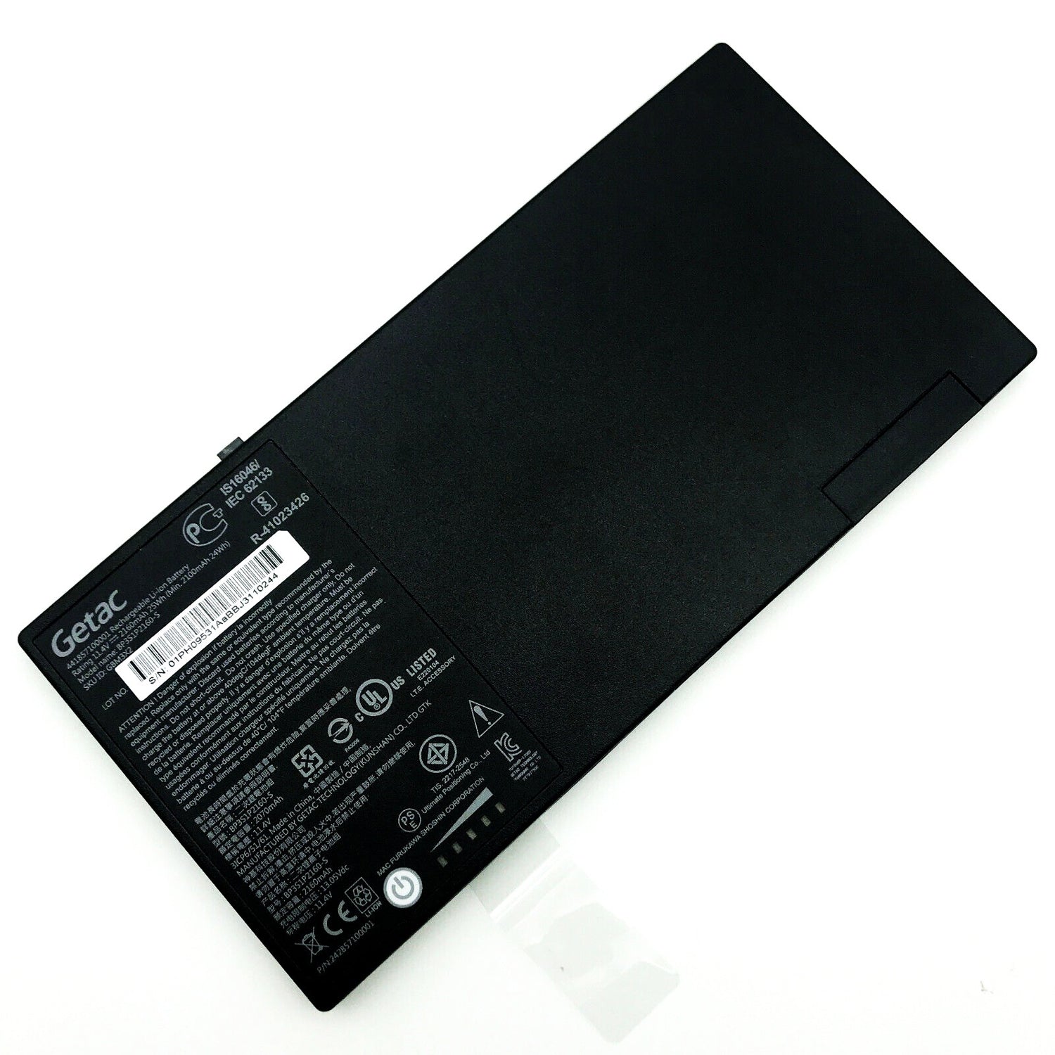 Genuine BP3S1P2160 Battery for Getac F110 | 11.4V 25Wh Replacement