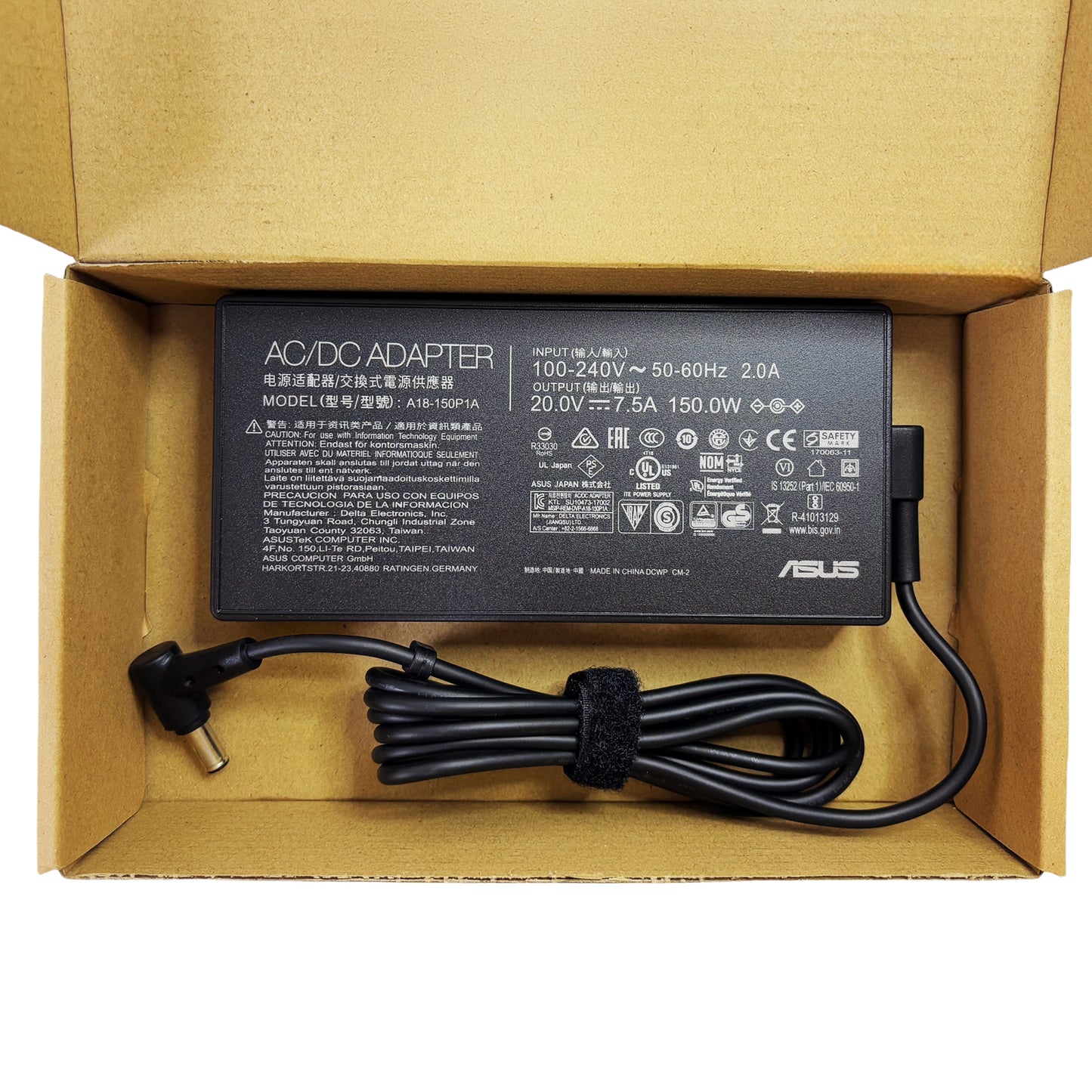 Genuine ASUS 150W A18-150P1A Charger for Zenbook Pro 15/17 | 4.5mm/3.0mm Tip