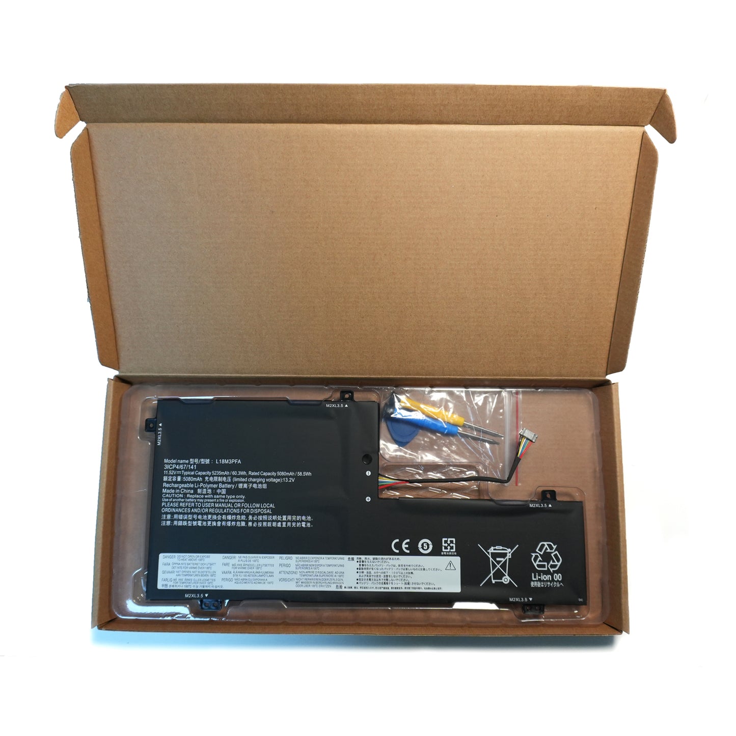 Genuine L18D3PF2 L18M3PFA Battery For Lenovo Yoga C740-15 C740-15IML 5B10T83739 60.3Wh