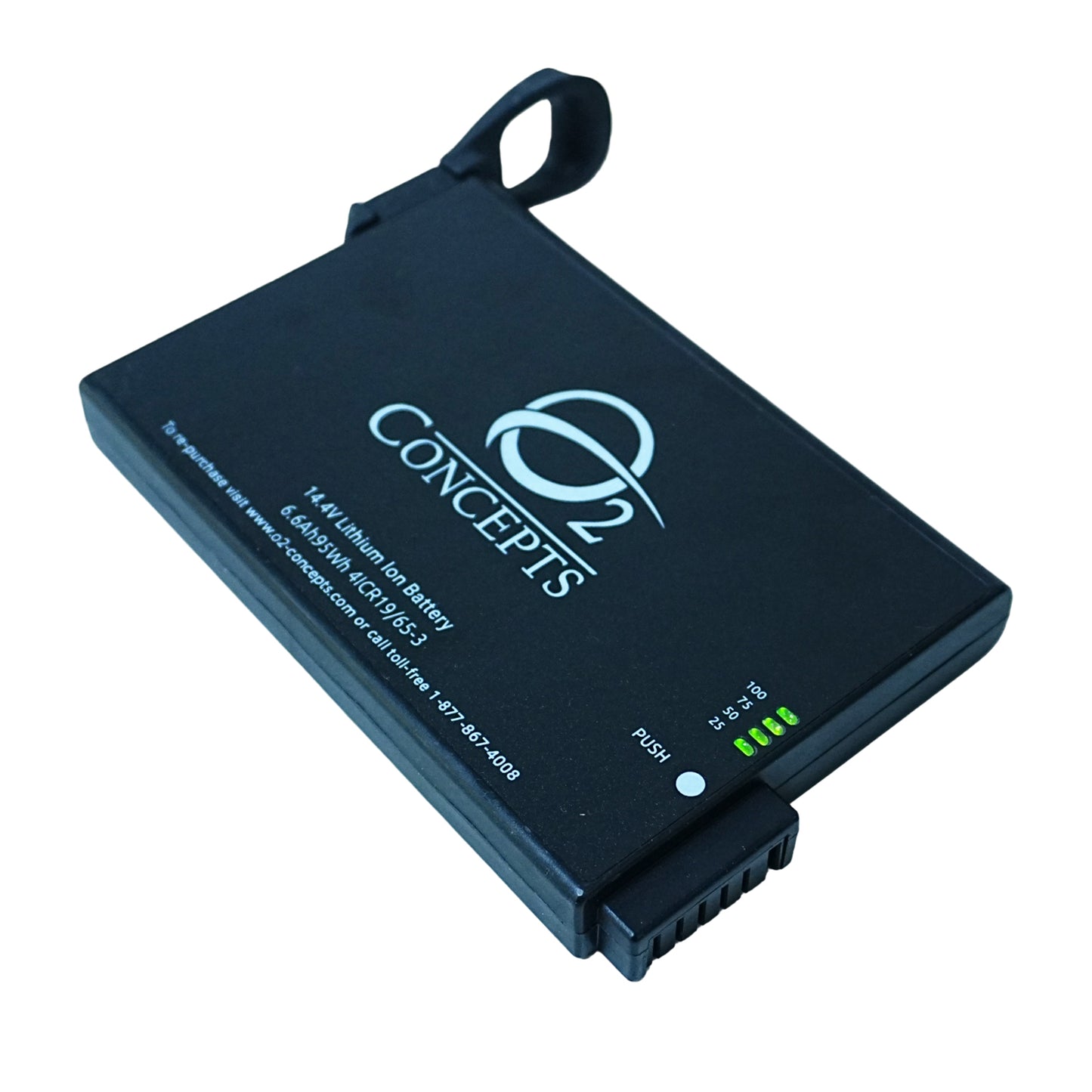 Original O2 Concepts Oxlife 4ICR19/65-3 800-1002 Rechargeable OEM Battery Replacement
