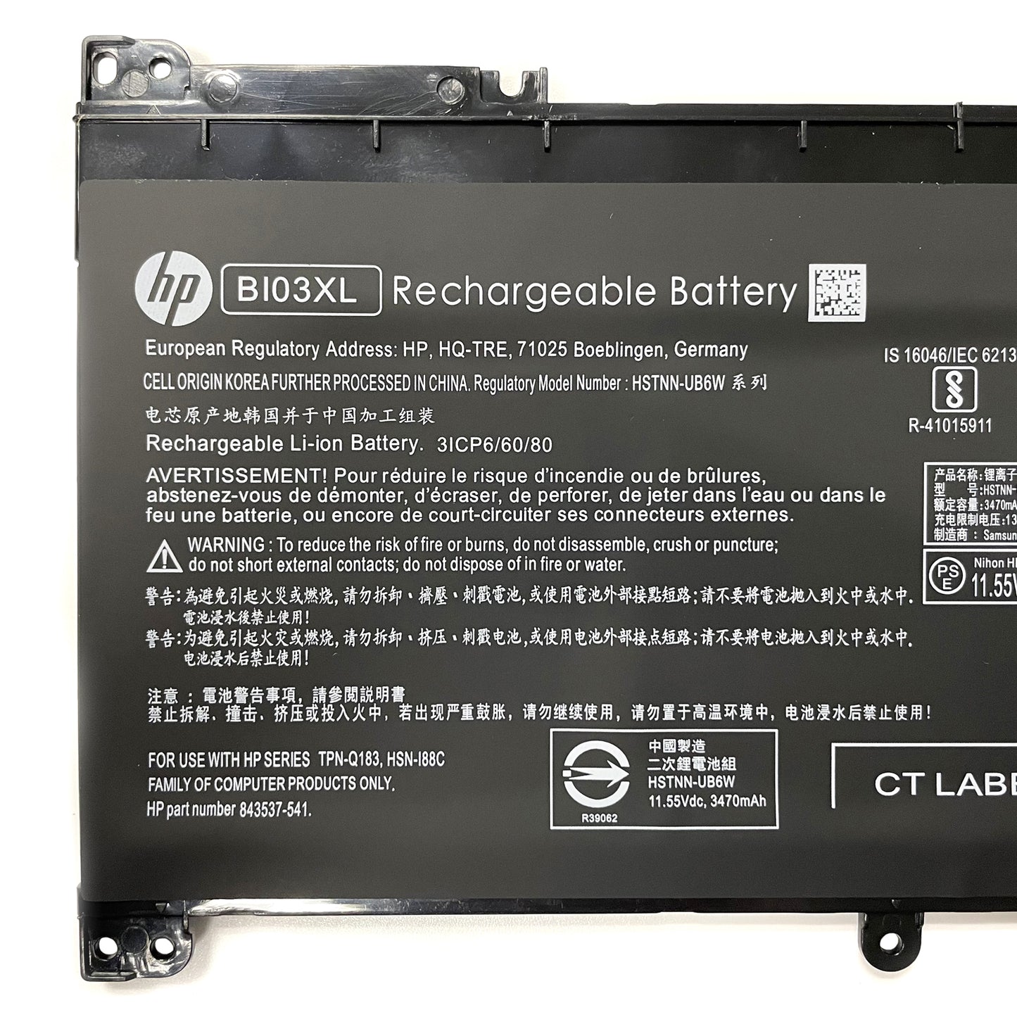 Genuine BI03XL ON03XL Laptop Battery for HP Stream 14-CB, 14-AX, 14-DS Series