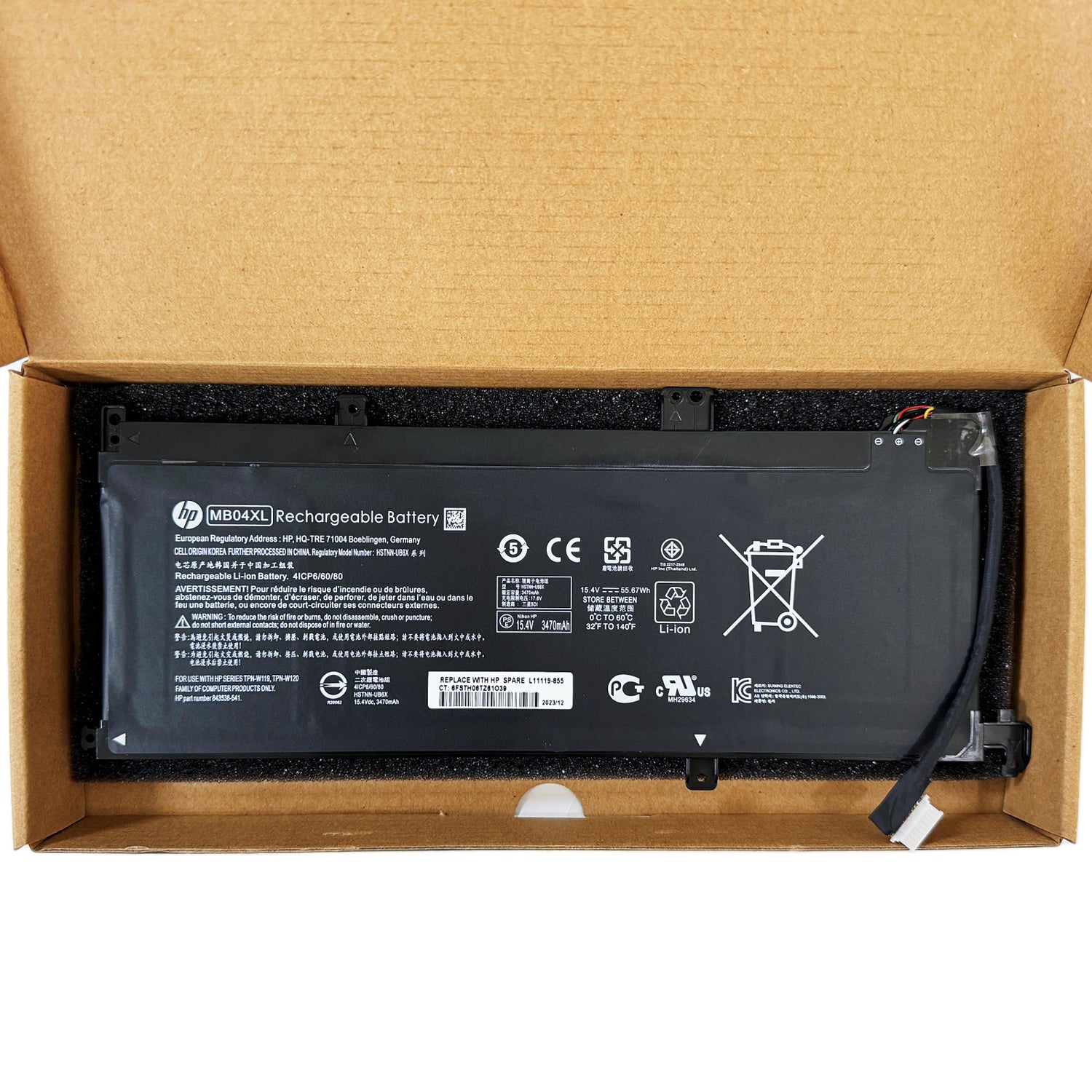 Genuine MB04XL Battery for HP Envy X360 M6-AQ000 15-AQ Series