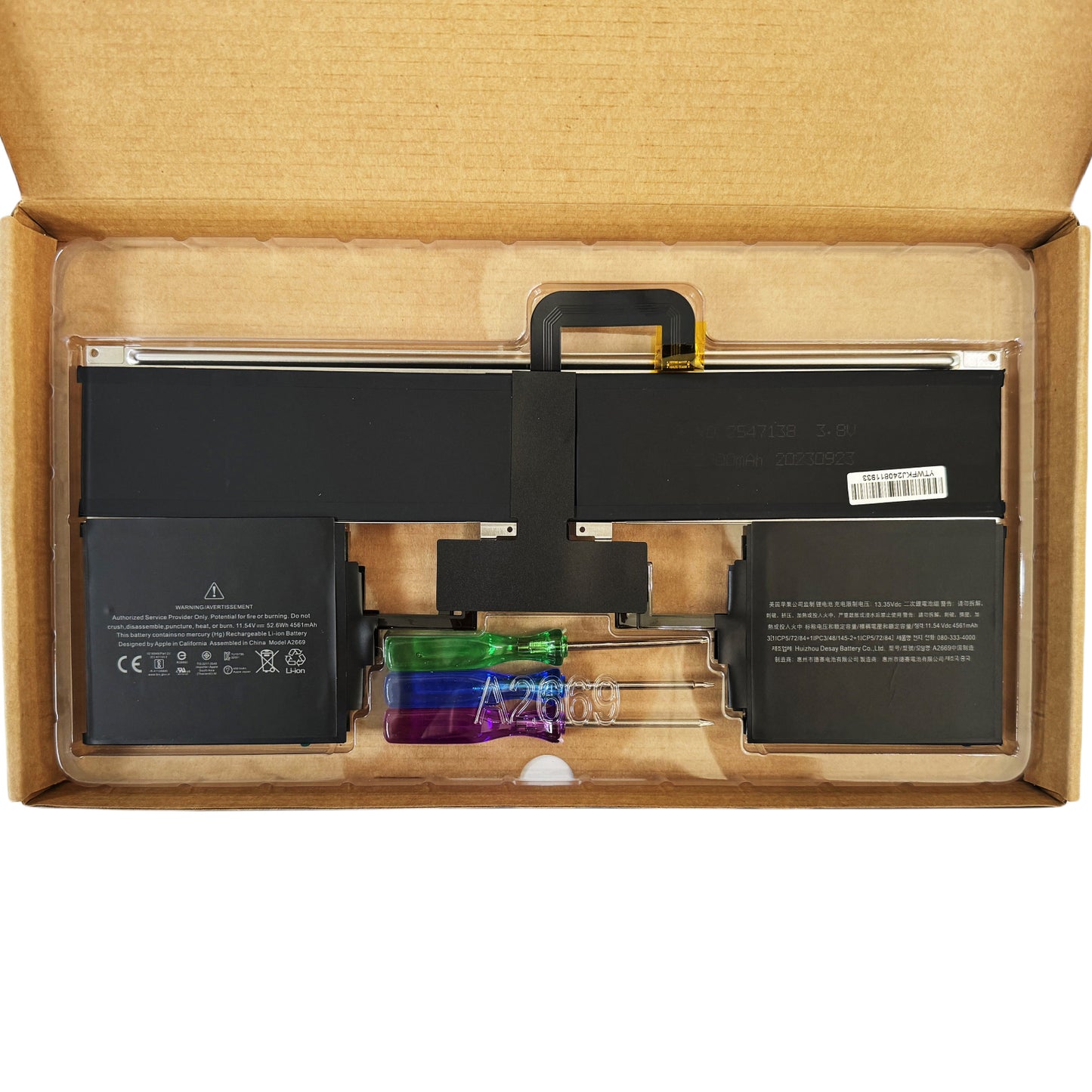 New Genuine A2681 A2669 Battery for Apple MacBook Air 13" M2 2022 A2681 661-26150 Replacement