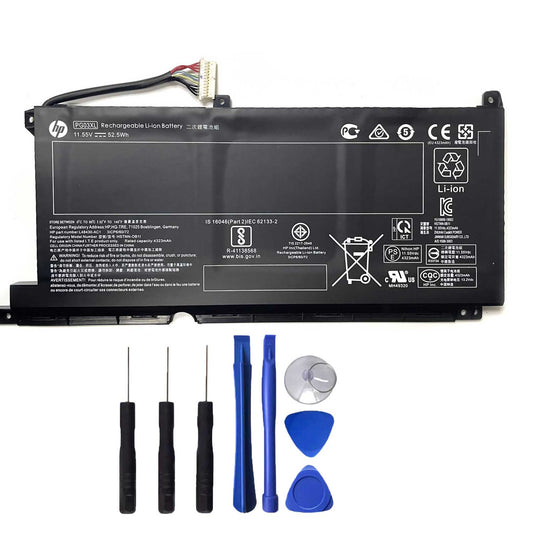 Genuine PG03XL Laptop Battery for HP Pavilion Gaming 15-DK 15-EC & OMEN 5X Series