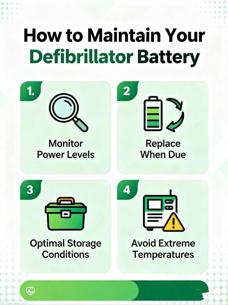 You Need to Know How Maintain Your Defibrillator Battery?