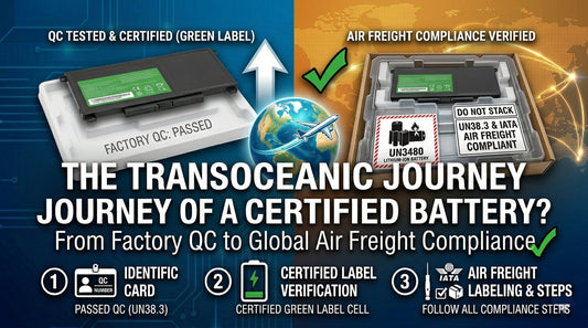 The Transoceanic Journey of a Certified Battery: From Factory QC to Global Air Freight Compliance