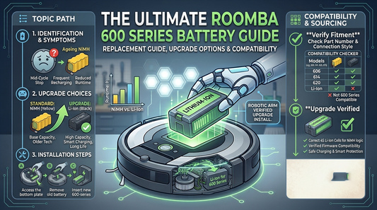 Roomba 600 Series Battery: Replacement Guide, Upgrade Options & Compatibility