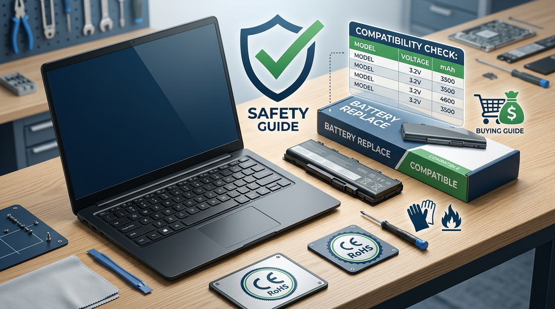 How to Replace a Laptop Battery: Complete Compatibility, Safety & Buying Guide