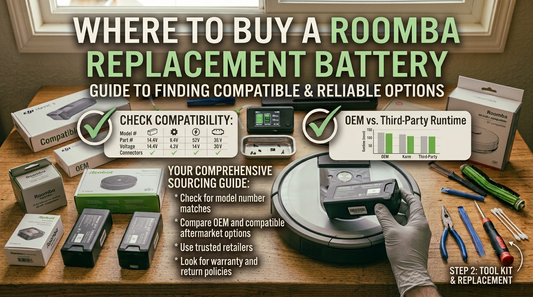 Where to Buy a Roomba Replacement Battery