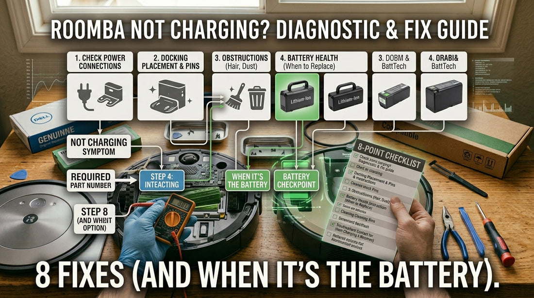 Roomba Not Charging? 8 Fixes (and When It's the Battery)