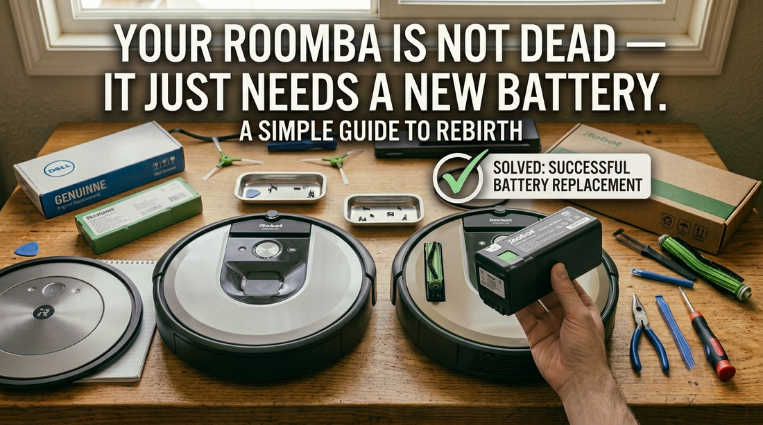 Your Roomba Is Not Dead — It Just Needs a New Battery