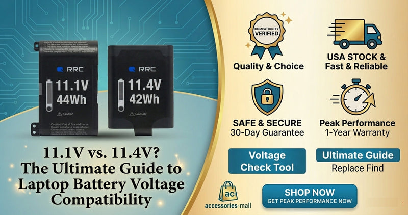 11.1V vs. 11.4V? The Ultimate Guide to Laptop Battery Voltage Compatibility