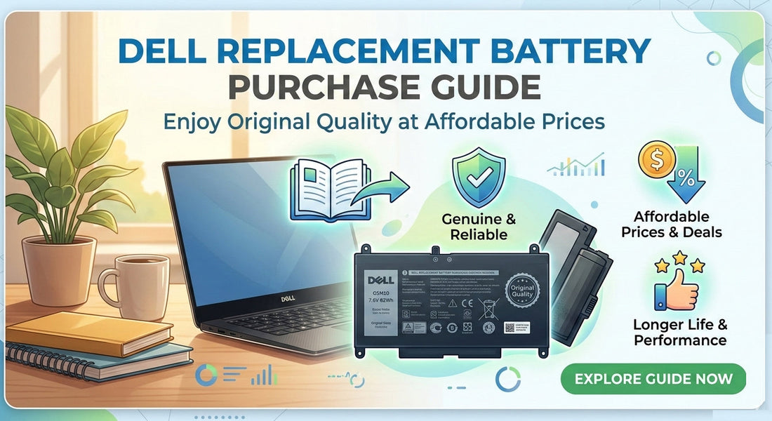 Dell Replacement Battery Purchase Guide: Enjoy Original Quality at Affordable Prices