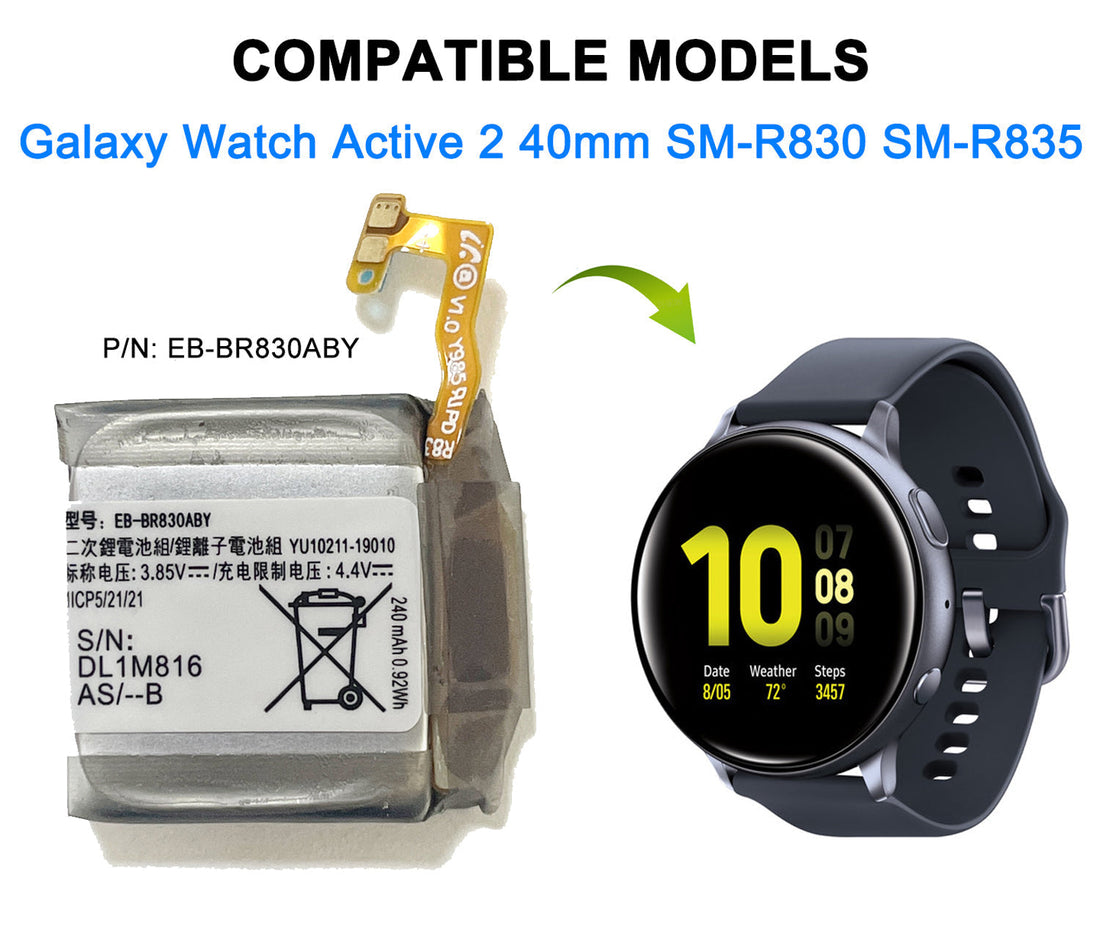How to Replace Samsung Watch Active 2 40mm Battery (BR830ABY) and Extend Its Lifespan