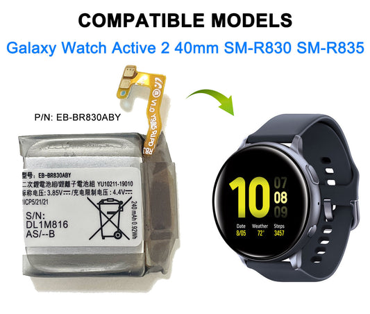 How to Replace Samsung Watch Active 2 40mm Battery (BR830ABY) and Extend Its Lifespan