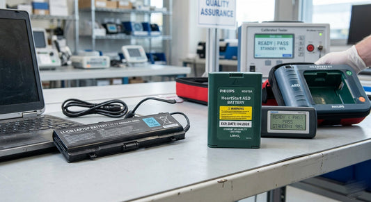 The Critical Importance of Dependable Batteries in AEDs and Medical Monitors.