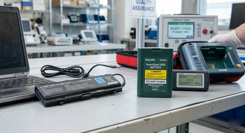 The Critical Importance of Dependable Batteries in AEDs and Medical Monitors.