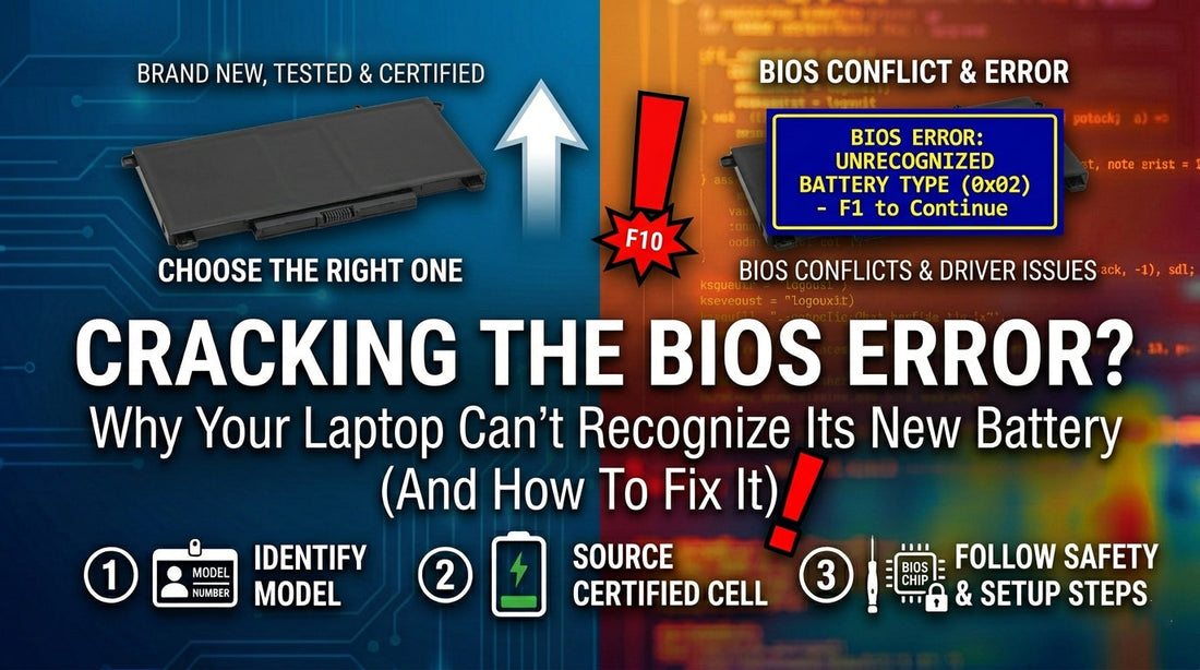 Cracking the BIOS Error: Why Your Laptop Can’t Recognize Its New Battery (And How to Fix It)