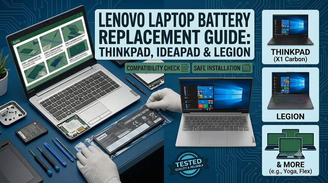 Lenovo Laptop Battery Replacement: ThinkPad, IdeaPad & Legion