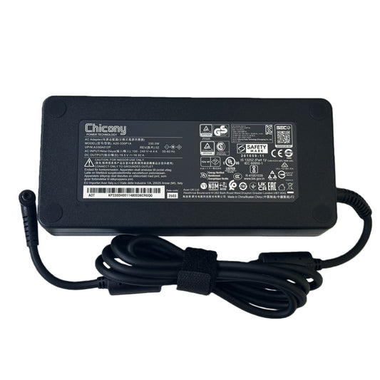 Genuine OEM 330W Charger A20-330P1A 5.5mm Power Adapter for Acer/Chicony Predator Helios