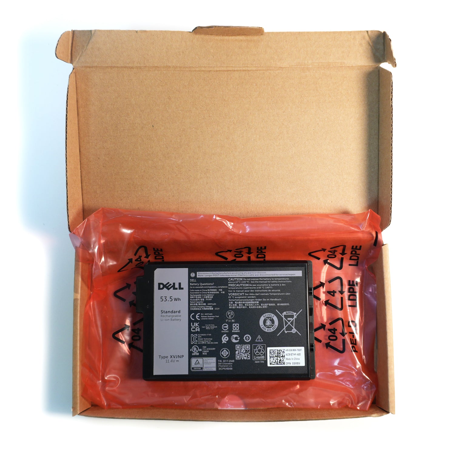 Genuine XVJNP Battery For Dell Latitude 5430 7330 Rugged Extreme 6JRCP 451-BCWQ M0TN3