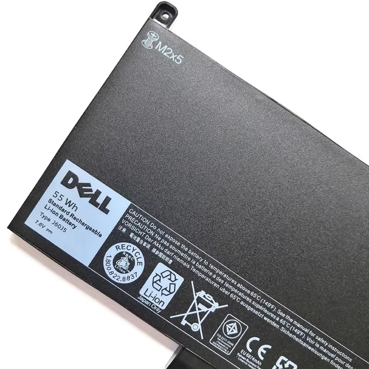 Genuine J60J5 Battery for Dell Latitude E7270, E7470 (MC34Y, 242WD, GG4FM, 451-BBSX)