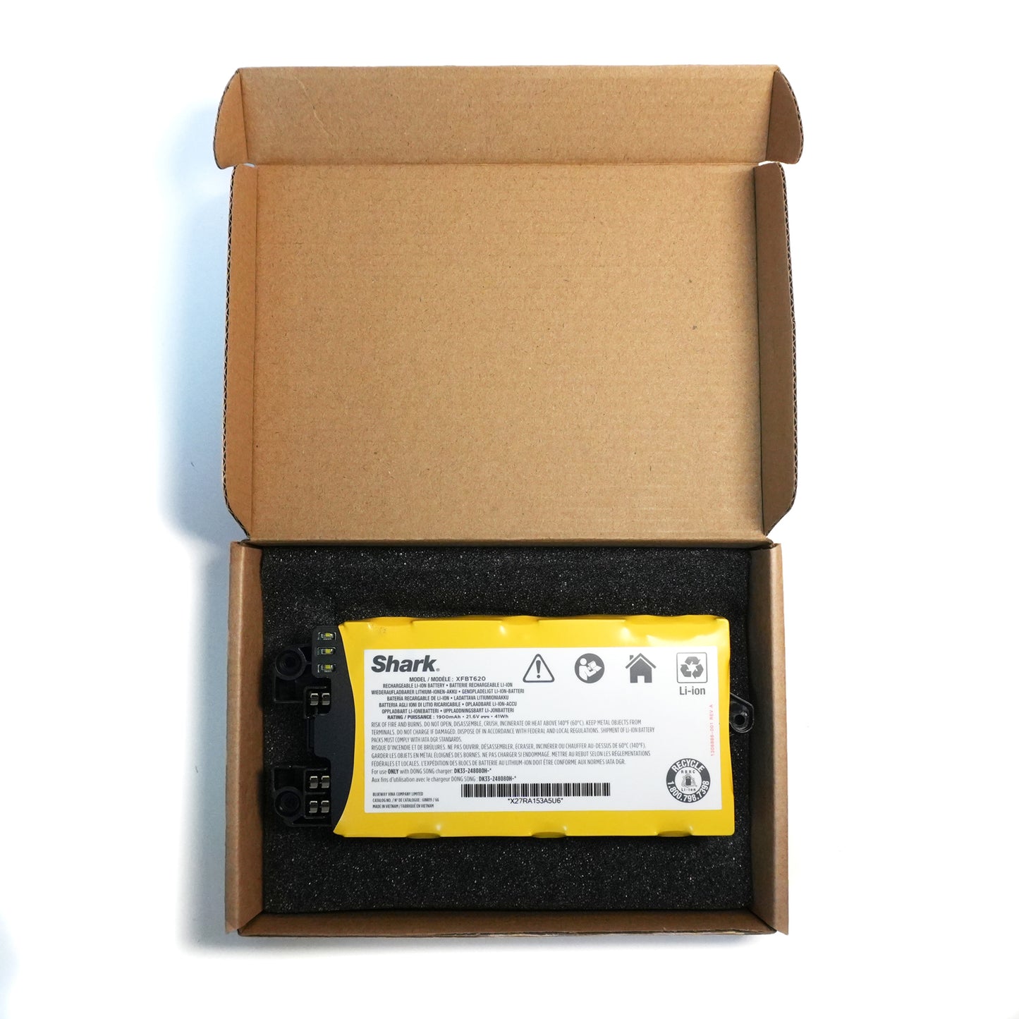 OEM Shark XFBT620 Battery for IX141, IX142, IZ142, IZ242, WZ240 Vacuums | Genuine Replacement