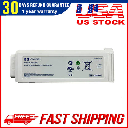 Genuine COVIDIEN 7IMR18/65-3 10086042 Battery Replacement for Puritan Bennett Ventilator System