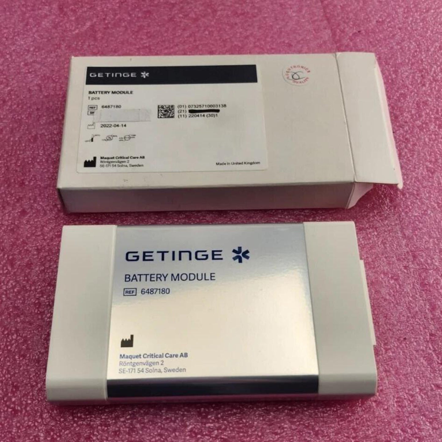 REF 6487180 NEW Genuine Battery for Getinge MAQUET Servo I Servo S Servo U