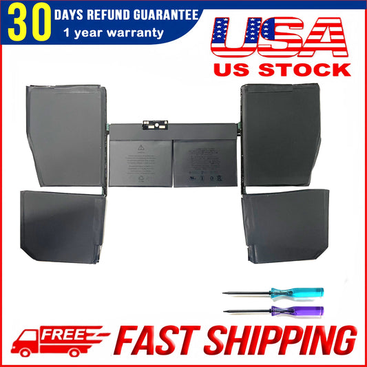 Genuine A1527 A1705 Battery for MacBook Retina 12" A1534 (2015–2017) – 7.56V 41.41Wh Replacement