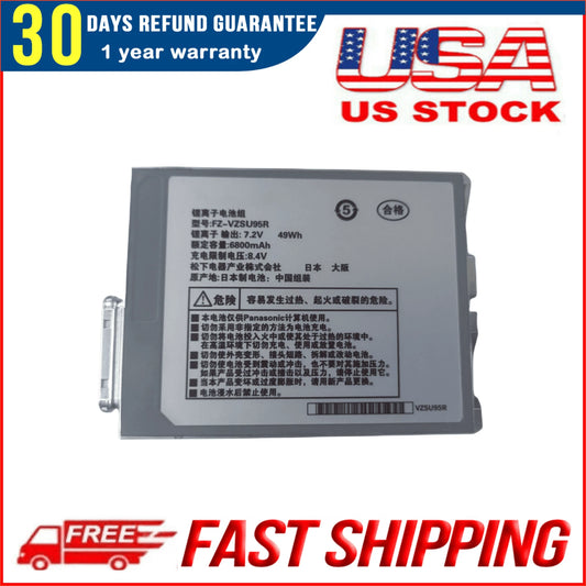 Genuine 49Wh 7.2V 6800mAh FZ-VZSU95W FZ-VZSU95 Laptop Batteries for Panasonic FZ-M1 Touchpad Series PAFZVZSU95W FZ-VZSU94 FZ-VZSU95R