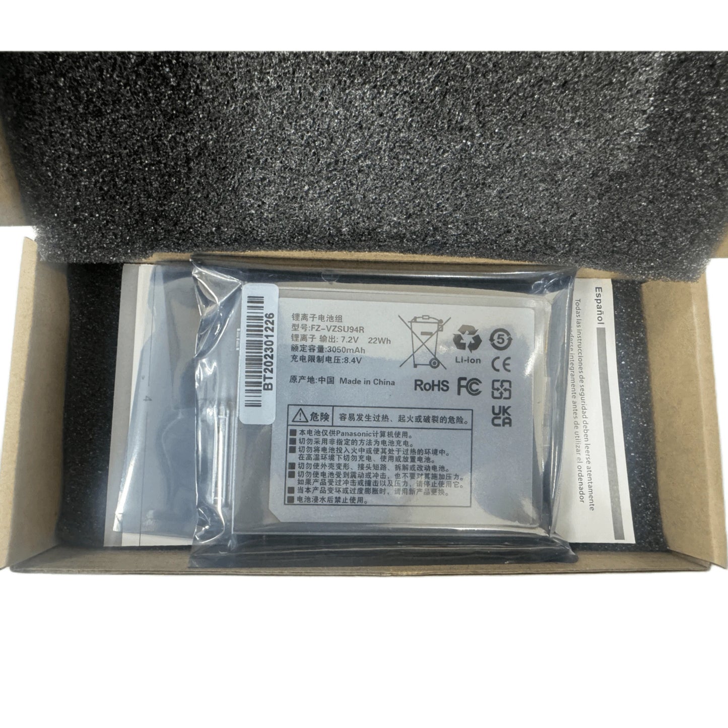 New Genuine FZ-VZSU94R FZ-VZSU94W FZ-VZSU95W battery for Panasonic ToughBook FZ-M1 FZ-B2