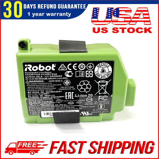 Genuine ABL-B Battery for iRobot Roomba S9+ & S9 | 14.4V 48Wh | Replaces 4INR19/65-2
