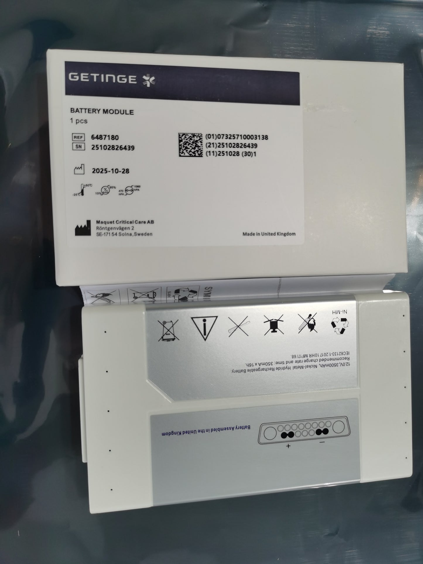 Maquet Battery Module 6487180 Replacement for Medical Equipment Power Supply