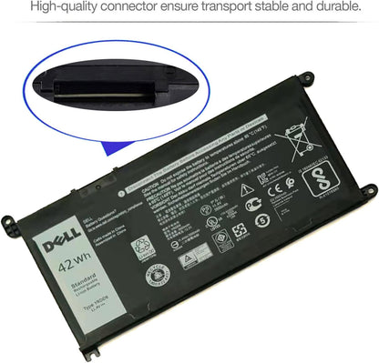 DELL Genuine YRDD6 Laptop Battery for replaceable Dell Inspiron 7586 5482 5485 5491 3310 2-in-1 3493 3582 3593 3793 5493 5593 5480 5590 5591 5594 5598 15 3583 3584 Vostro 3491 5481 5581 5490 5590 VM732