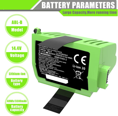 Genuine ABL-B Battery for iRobot Roomba S9+ & S9 | 14.4V 48Wh | Replaces 4INR19/65-2
