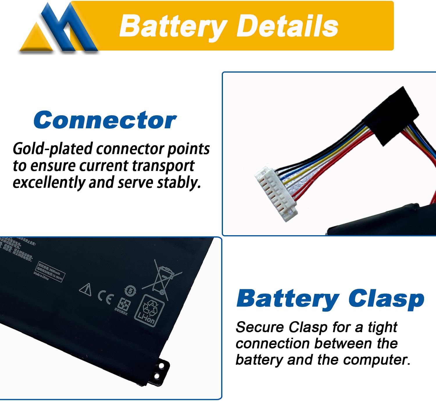 Genuine ASUS B31N1912 / C31N1912 Laptop Battery for ASUS VivoBook 14 E410M L410M E510MA L510MA Series