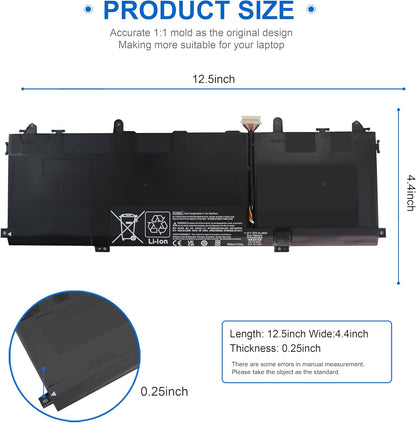 Genuine SU06XL Laptop Battery for HP Spectre x360 Convertible 15-df0xxx 15-df1xxx Series