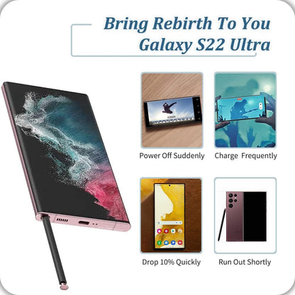 Galaxy S22 Ultra Battery,2025 New Upgraded 5500 mAh EB-BS908ABY  Battery for Samsung Galaxy S22 Ultra 5G SM-S908U with Repair Tool Kits