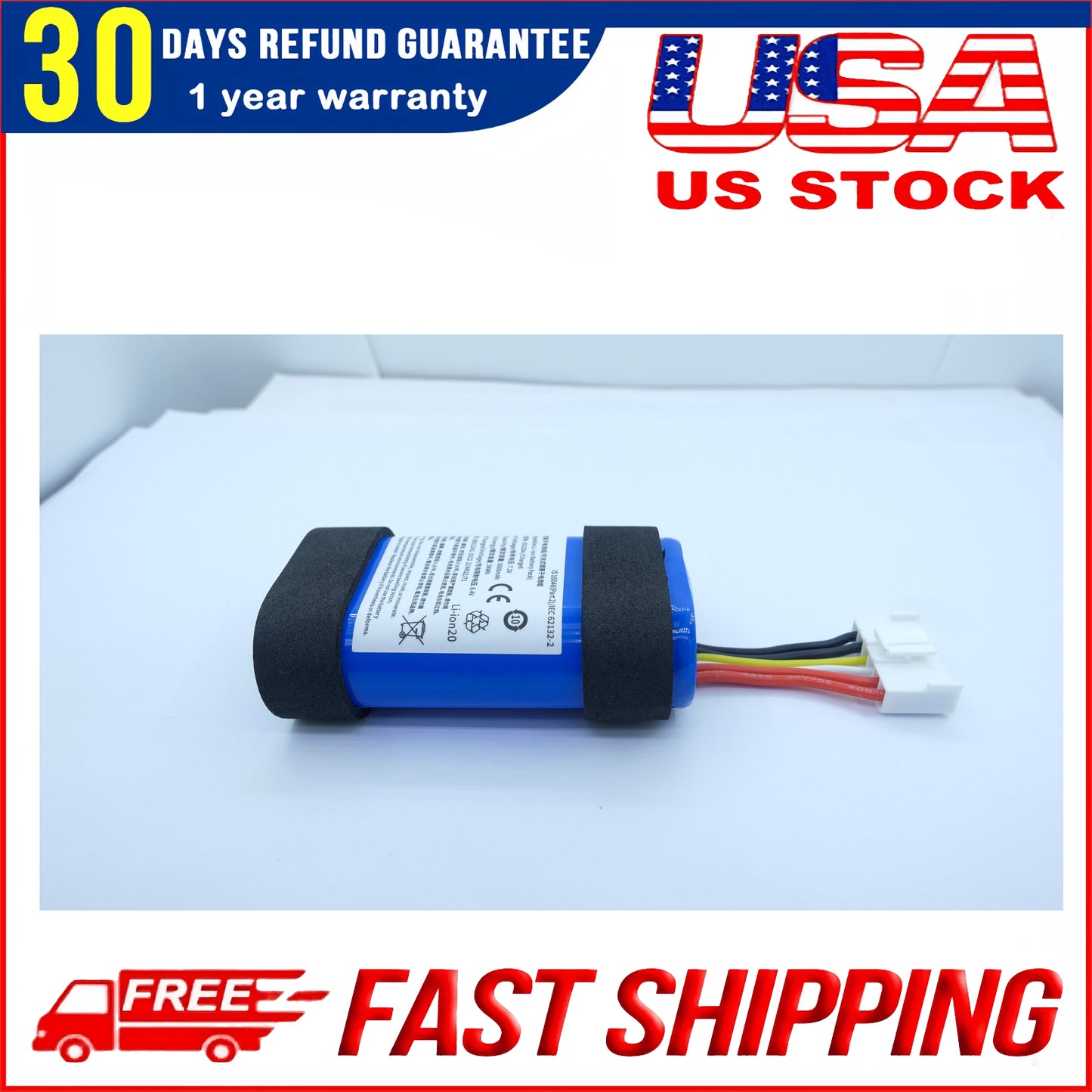 Replacement Battery for JBL Charge 6 (Model I0328A)