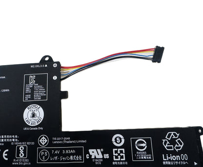 Genuine L14L2P21 L14M2P21 Laptop Battery for Lenovo Yoga 500 500-151BD 500-15ISK 500-14ISK 500-14IBD Ideapad U41-70 310S-14ISK 300S-14ISK S41-70 S41-70AM-IFI 500S 500S-14ISK 510S-14ISK 520S-14IKB 7.4V 30Wh