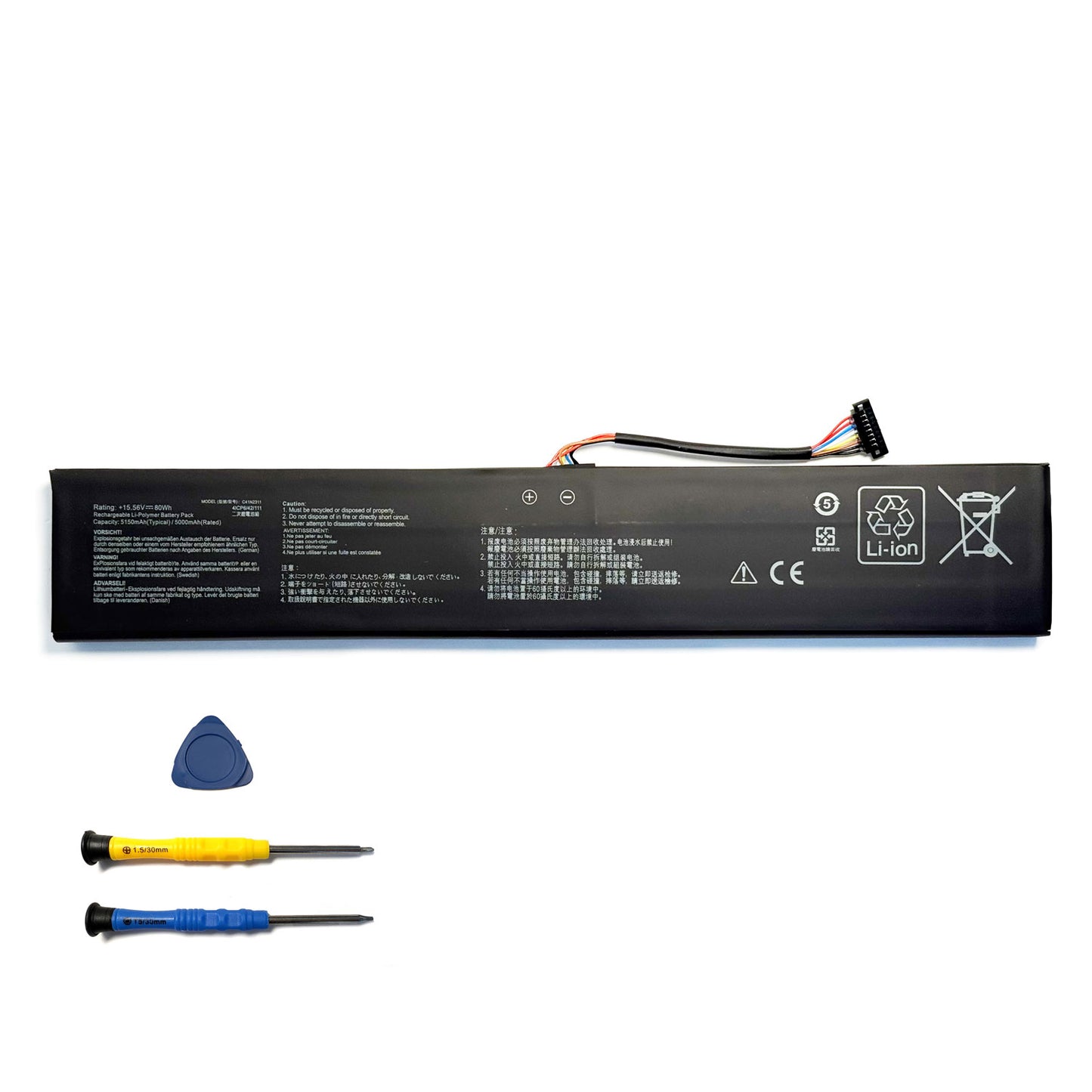 C41N2311 Laptop Battery Replacement Compatible ASUS ROG Ally X RC72LA RC72LA-ALLYX.Z1X, Ally 2nd Handheld Gaming Computer 4ICP6/42/111 15.56V 5000mAh/80Wh