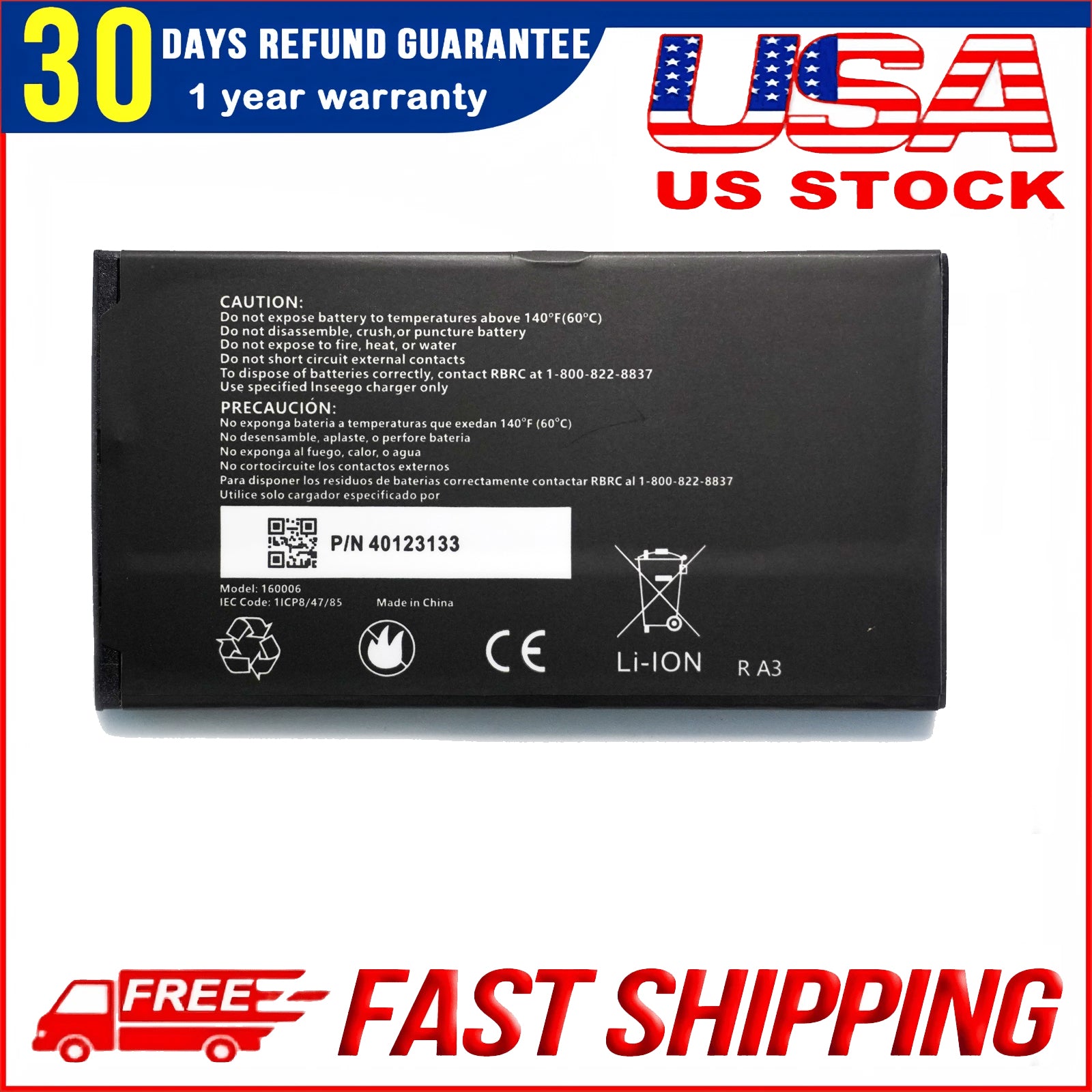 160006 Replacement Battery for Inseego M2000 / M2100 5G MiFi
