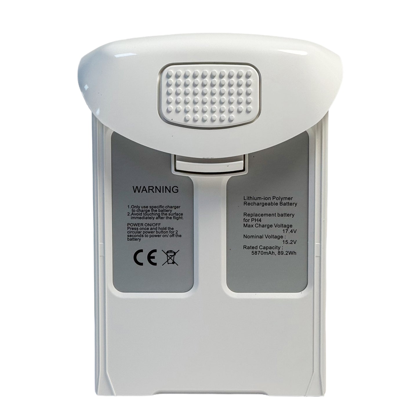 DJI Phantom 4 Series Intelligent Flight Battery High Capacity 5870mAh, for DJI Phantom 4, 4 Advanced, 4 Pro, 4 Pro V2.0, 4 RTK-OEM