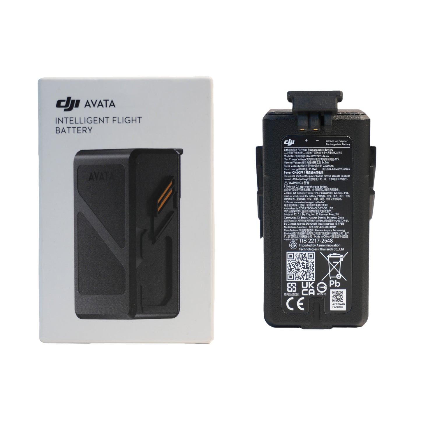 DJI Avata 2 Intelligent Flight Battery, Compatibility Avata 2
