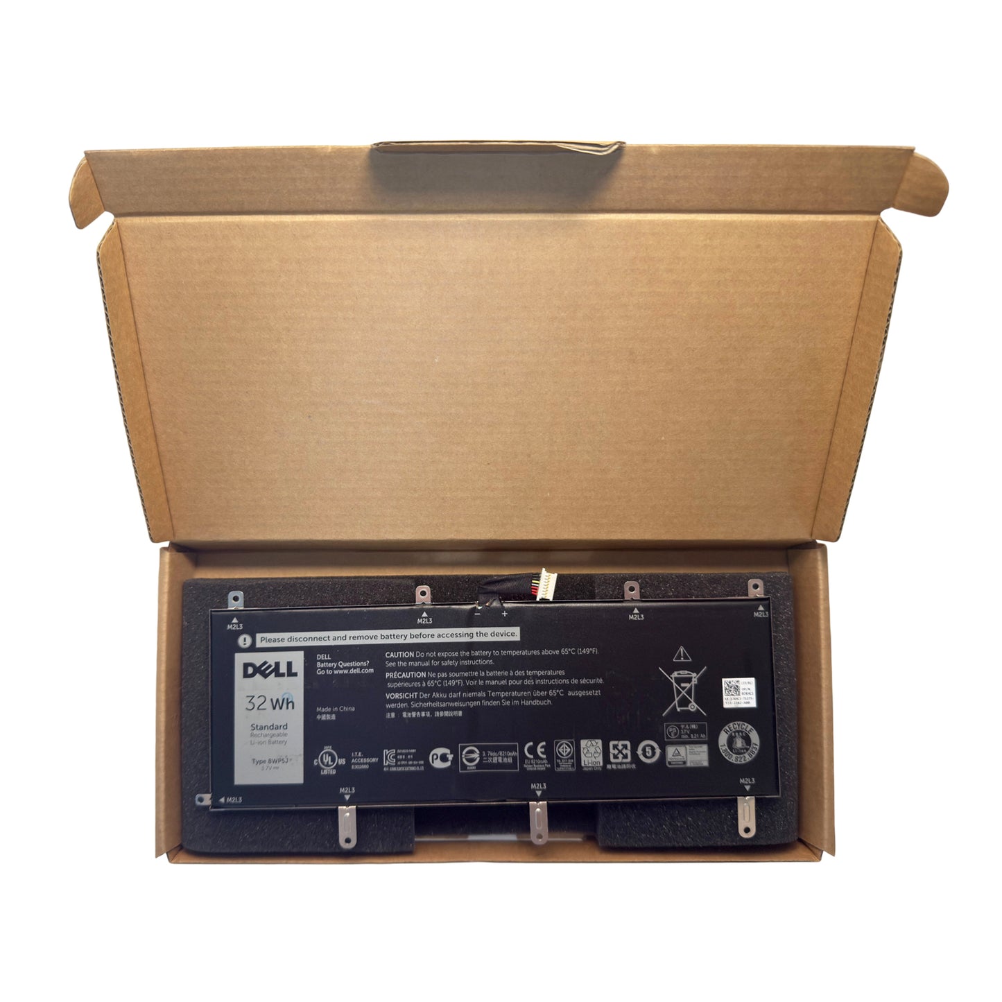 Replacement Laptop Battery for DELL Venue 10 Pro 5000 / 5055 – 8WP5J 69Y4H 069Y4H (3.7V 32Wh)