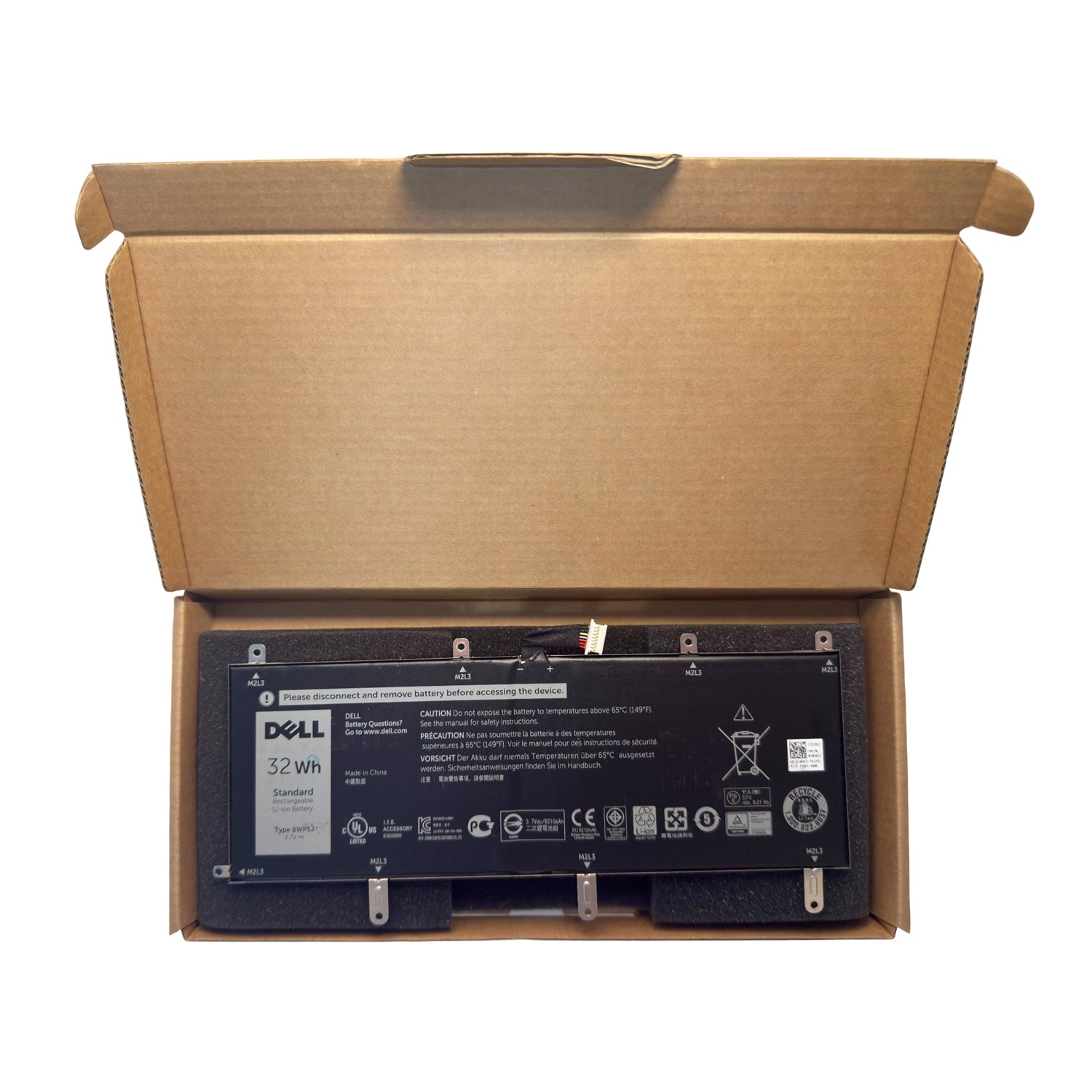 Replacement Laptop Battery for DELL Venue 10 Pro 5000 / 5055 – 8WP5J 69Y4H 069Y4H (3.7V 32Wh)